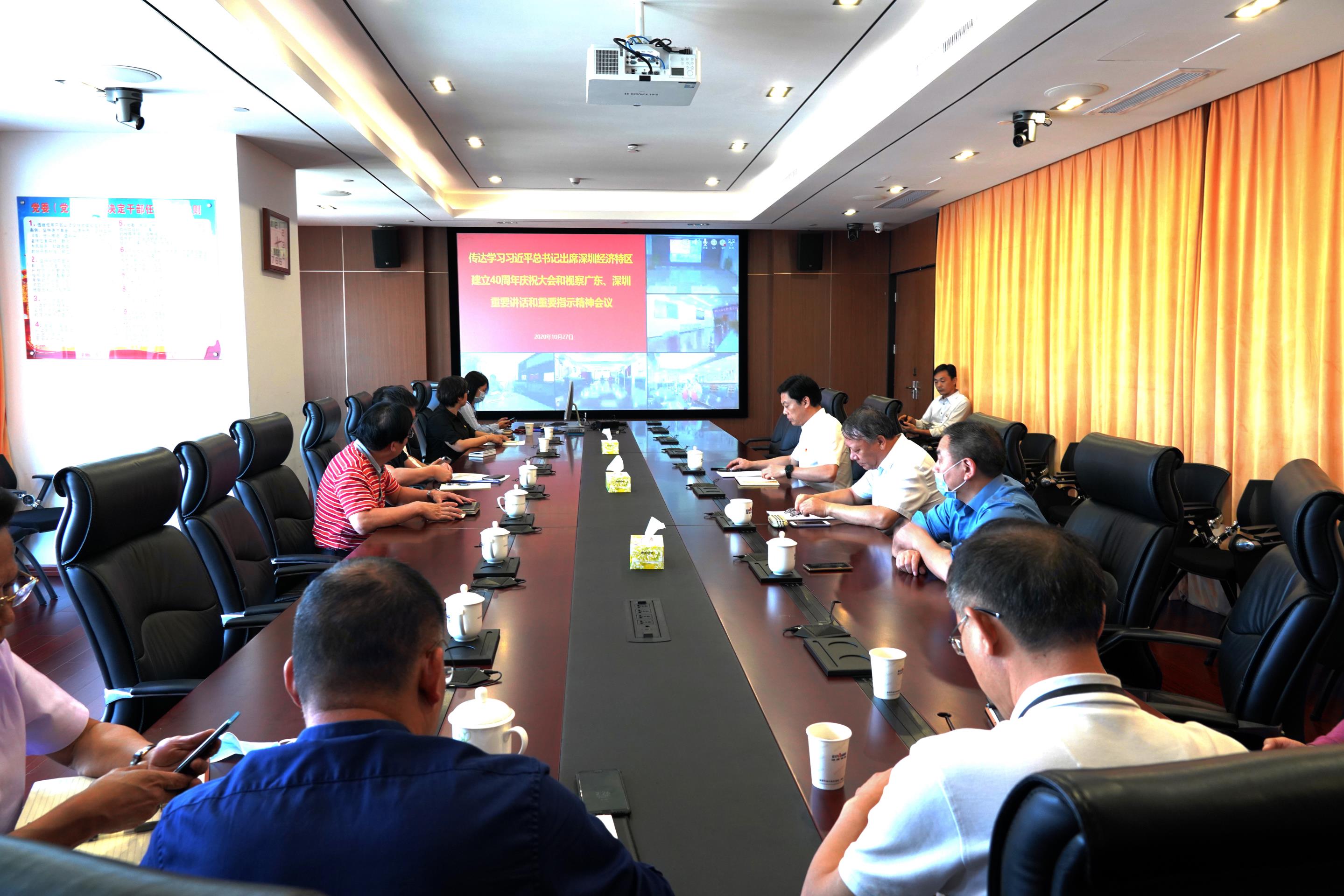 集团党委召开视频会议传达学习习近平总书记出席深圳经济特区建立40周年庆祝大会和视察广东、深圳重要讲话和重要指示精神