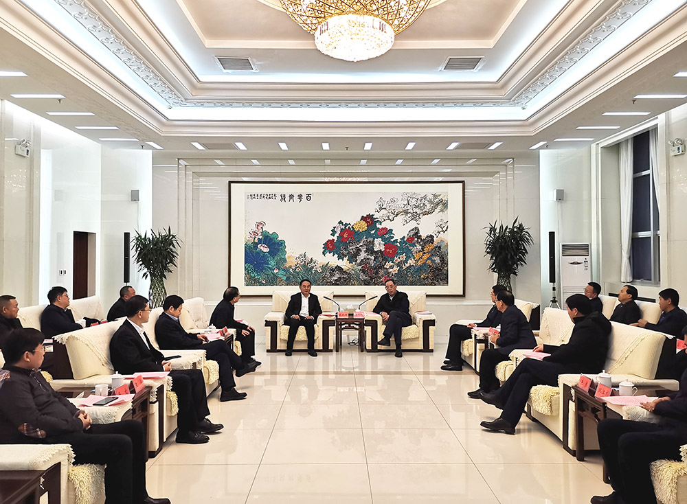 张兆祥拜会宁夏回族自治区 党委副书记、银川市委书记姜志刚