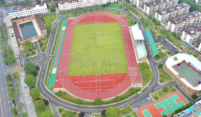 安徽怀宁县体育活动中心综合提升工程完工