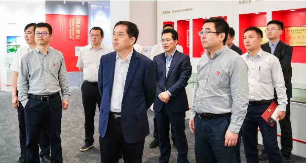 孔繁星总裁会见三一重工总裁向文波一行