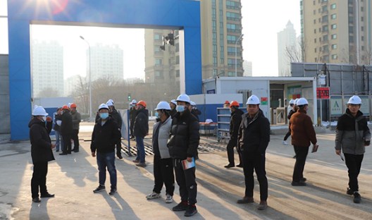 宁河区创建卫生城市施工现场观摩会在悦隽公馆项目举行