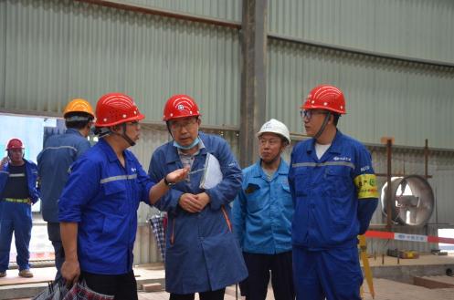 中国五冶承建的宝钢湛江炼焦项目获得冶金总站质量大检查好评