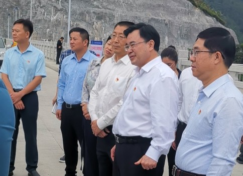 福建省委副书记、厦门市委书记胡昌升到长泰枋洋水利枢纽工程调研
