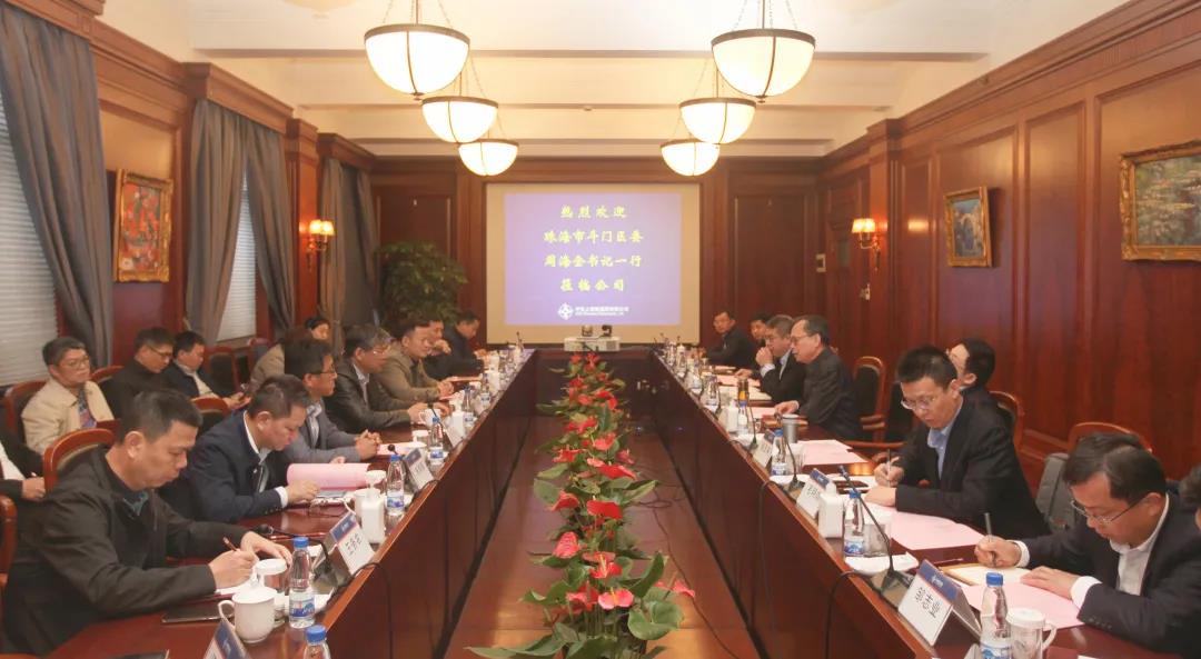 霍胜勇会见广东珠海斗门区委书记周海金一行