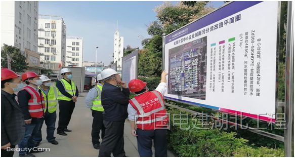 刘洪赴长青片区雨污分流改造工程项目检查指导工作