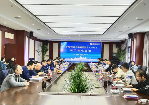 甘肃分公司承建的2万吨/年高档电解铜箔建设项目顺利通过竣工验收