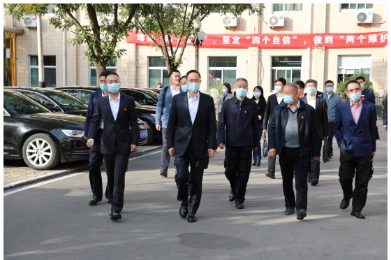 通用技术集团董事长于旭波莅临新兴建筑调研指导