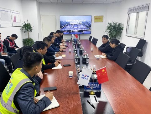 陕建三建集团党委书记、董事长李家卫带队检查慰问西安碑林博物馆改扩建工程