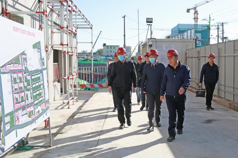 集团领导调研望坛和地铁12号线项目