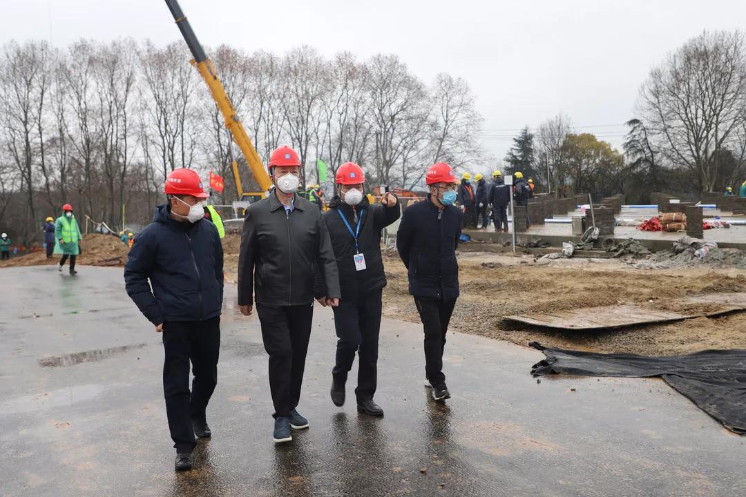 领导关怀！中建八局三公司南京市公共卫生医疗中心应急工程备受关注