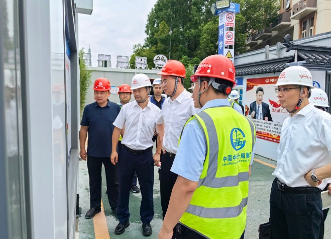 杭州地铁集团党委书记、董事长朱少杰到城轨公司杭州地铁项目检查指导