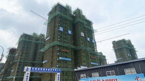 安置房项目施工忙