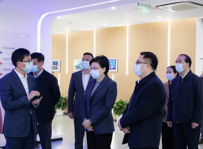 领导关怀丨江苏省委常委南京市委书记韩立明一行考察调研众能联合