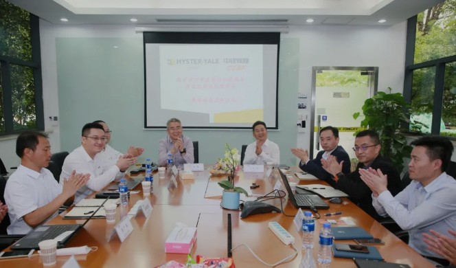 中建锦程获海斯特叉车区域经销授权