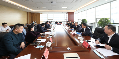 朱永繁一行拜会成都市新都区委书记许兴国