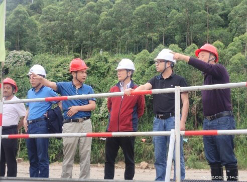 陈良才到泉州白濑水库枢纽工程工地调研指导
