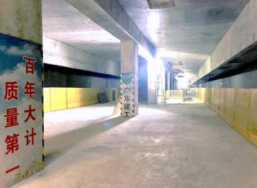 建工集团所属基础集团承建的佛山地铁三号线水口站率先完成车站实体工程移交
