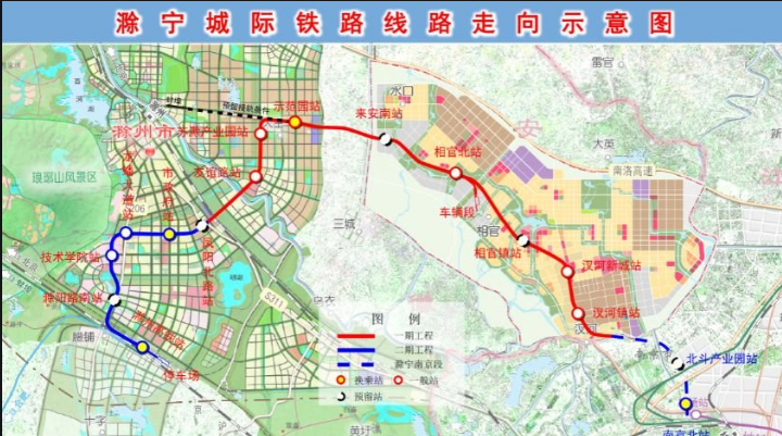 滁宁城际铁路二期最大交通疏解工程顺利完工