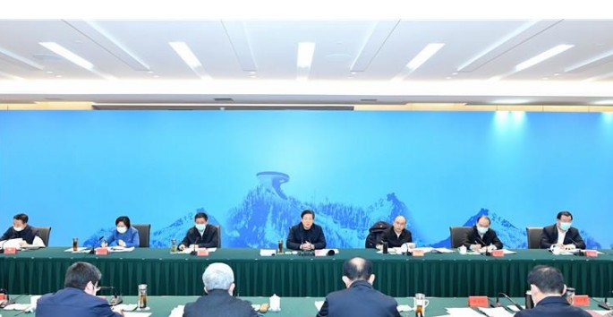 省委书记王东峰到张家口赛区冬奥会指挥调度中心调研