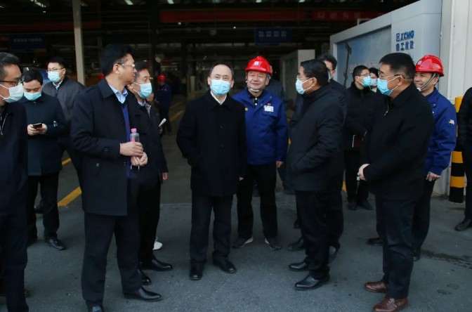 省应急管理厅厅长宋乐伟到徐工消防调研