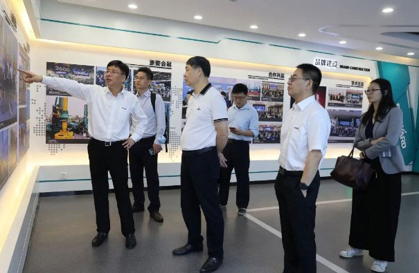 广州工控集团副总经理李绍康调研山河智能