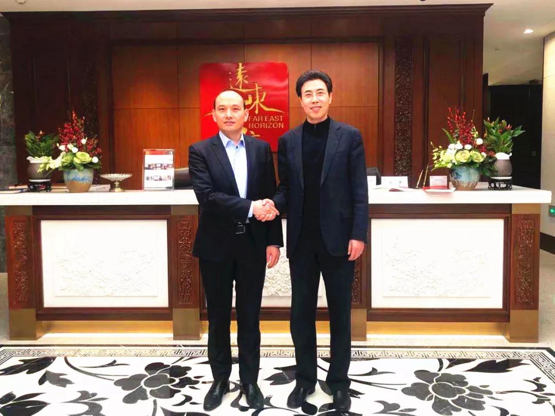 全方位深化战略合作：田卫国率队拜访远东宏信副总裁李建成