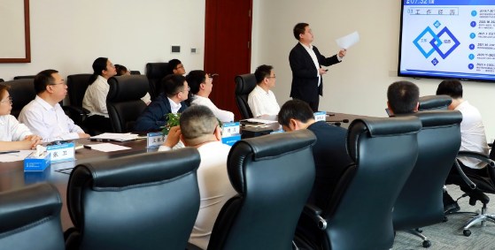 河北建安公司组织后备干部选拔讲评会