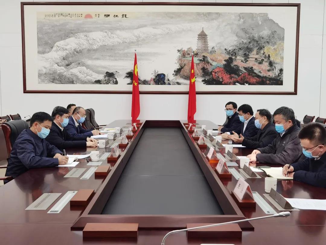 马泽平会见杭州市委副书记、市长刘忻