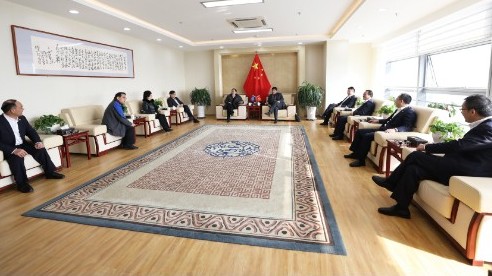 中国市政工程协会卢会长一行莅临集团总部考察