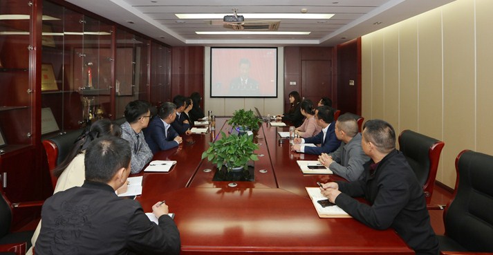 安徽新建党员干部职工集中收看党的二十大开幕会