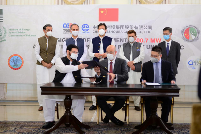 中国能建葛洲坝签署巴基斯坦阿扎德帕坦水电站项目特许权协议