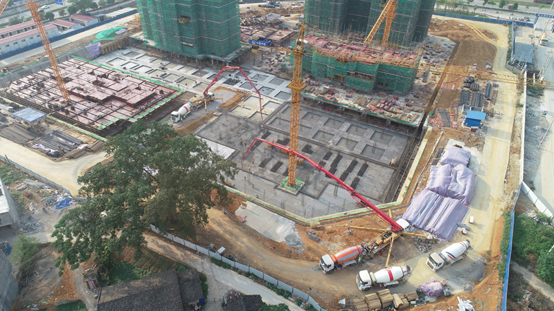 中铁七局四公司承建的崇左棚改一期项目全面进入主体结构施工冲刺阶段