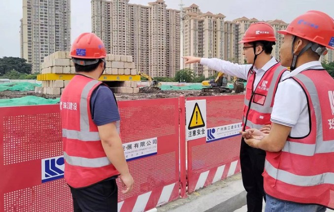 “五一”不停工，坚守最可敬 －－珠江建设项目部管理人员坚守岗位加快工程建设