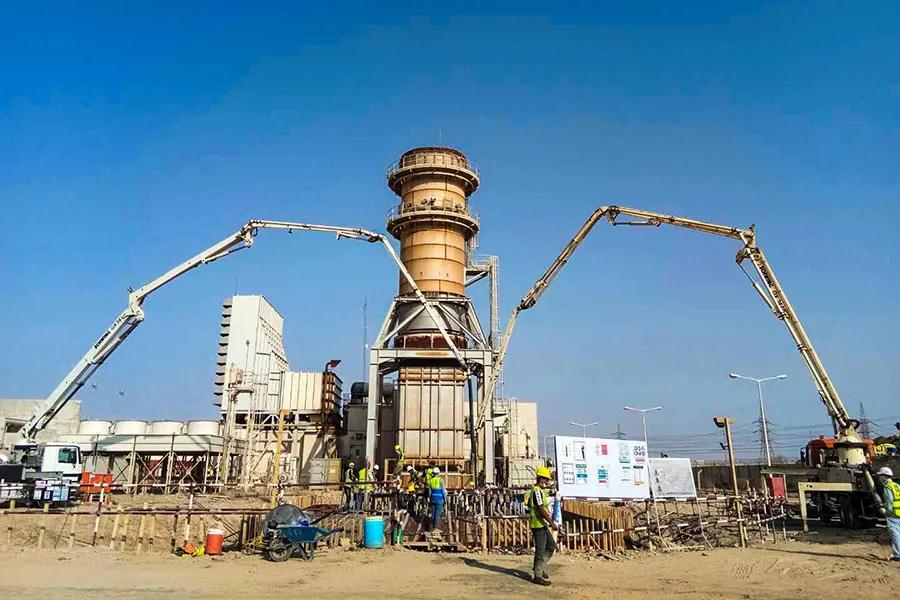 一带一路 | 奋斗献礼国庆 伊拉克阿玛拉项目4号余热锅炉基础混凝土浇筑顺利完成