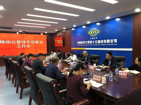 迅速传达集团公司会议精神——公司召开精细化管理专项整治工作会