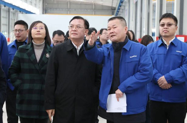 沈裕谋调研山河智能