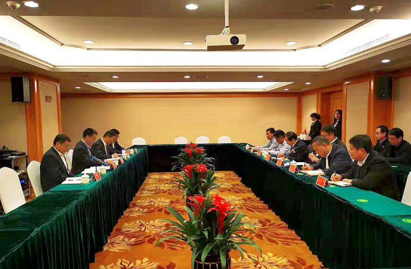 高文华会见河北省邯郸市峰峰矿区区委书记陈珍礼