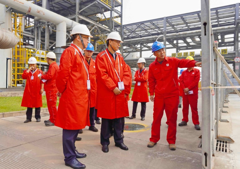蔡鑫磊到液化天然气公司、储备运销公司调研检查