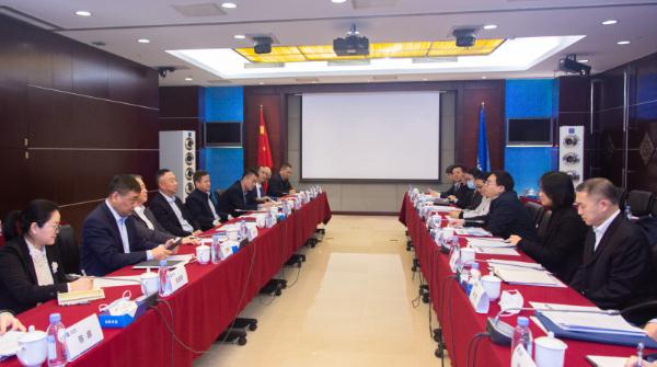 国机集团总经理吴永杰会见中国信保总经理、副董事长、党委副书记蔡希良