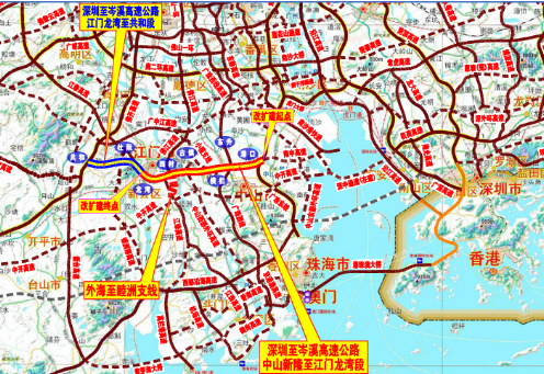 中标啦！中交二航局中标中江高速改扩建工程土建S5标