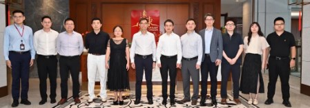 广州南沙开发区管委会总经济师林少礼到访远东宏信