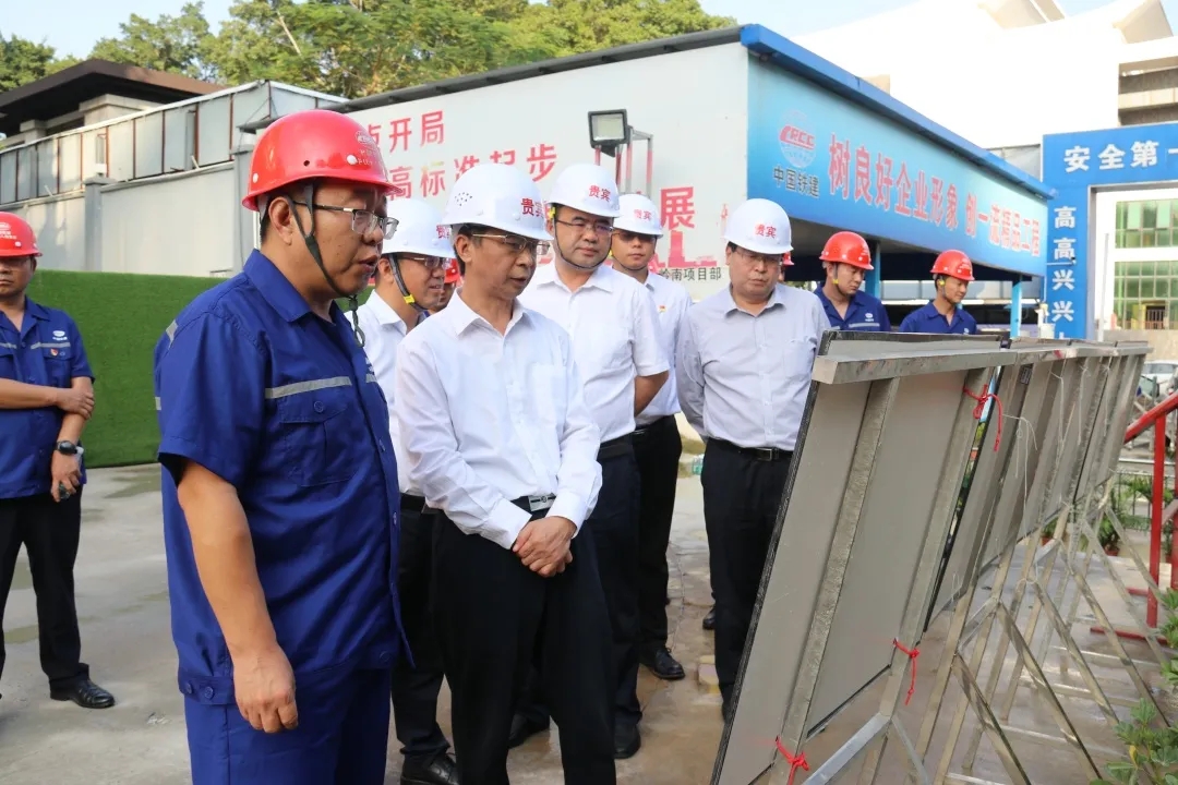 鲁小龙到建安公司福建、广东片区在建项目开展党风廉政建设及“三大改革”工作调研