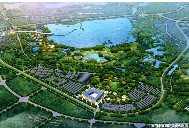 股份公司总经理许克顺出席淮南市西部采煤沉陷区综合治理项目开工仪式
