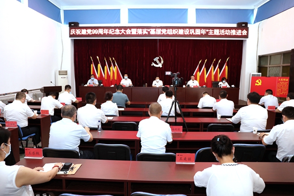 公司党委召开庆祝建党99周年纪念大会暨落实“基层党组织建设巩固年”主题活动推进会