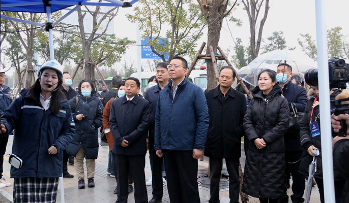 最高人民检察院第二检察厅厅长元明到十七冶项目调研