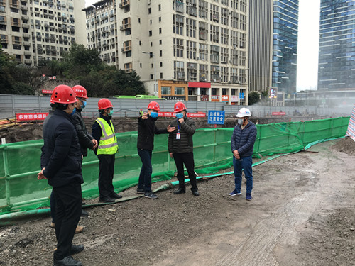 【众志成城 防控疫情】建工集团领导赴金开大道项目检查指导防疫复工工作