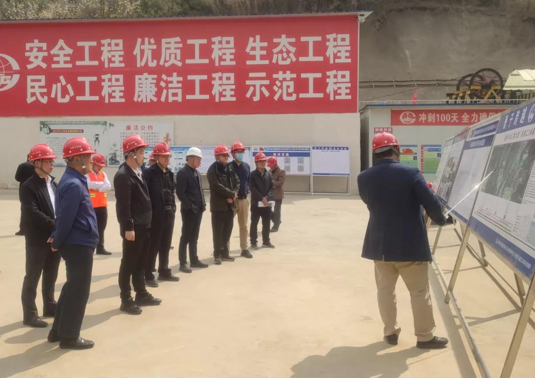 股份公司工管中心副主任范增国带队到滇中引水2标项目检查指导
