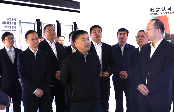 电建集团党委常委、纪委书记黄埔到水电九局总部调研指导