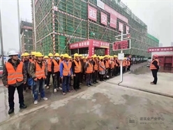 铁一中湖滨校区项目：抢抓施工进度 掀起大干高潮