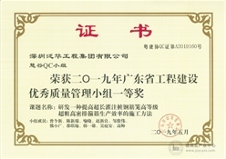 公司荣获省级QC奖项　[2019/6/28]